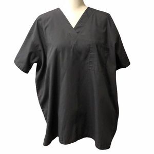 UA Scrubs Front Pocket V-neck Medical Top Nurse